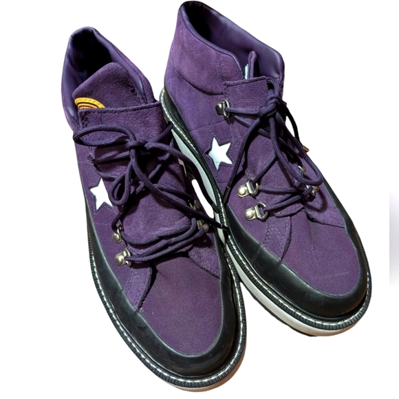 Converse shoes Mountain Club purple sneakers 8.5 - Picture 1 of 8